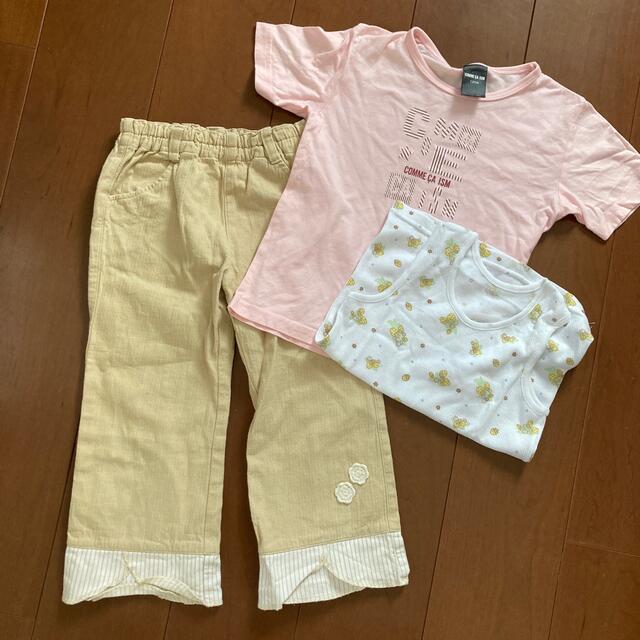 COMME CA ISM(コムサイズム)のPiancheri ズボン　Tシャツ　下着　セット キッズ/ベビー/マタニティのキッズ服女の子用(90cm~)(パンツ/スパッツ)の商品写真