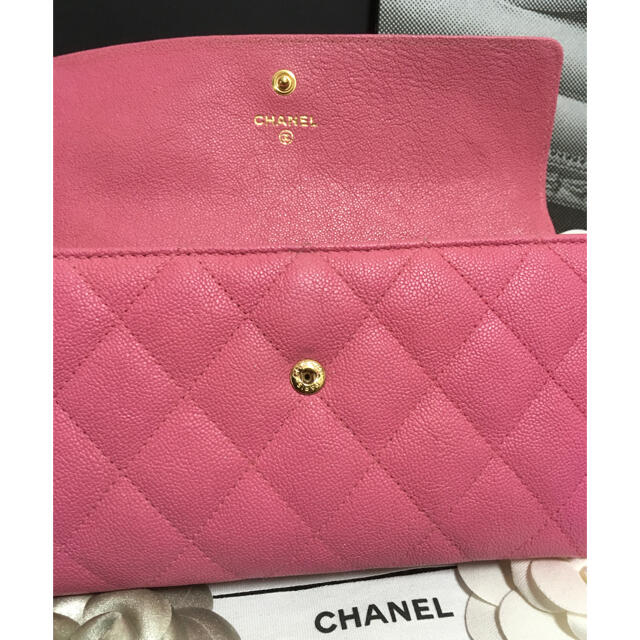 CHANEL(シャネル)の♡様専用♡超美品♡ シャネル キャビアスキン ボーイシャネル  長財布 正規品 レディースのファッション小物(財布)の商品写真