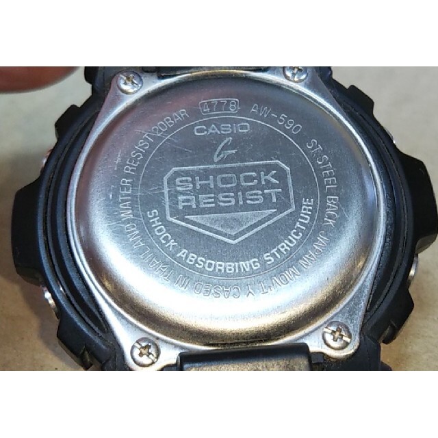 G-SHOCK(ジーショック)のトムケン様、専用 AW-590 アナデジ 腕時計 メンズ メンズの時計(腕時計(アナログ))の商品写真