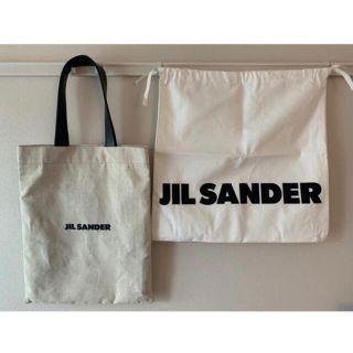 ジルサンダー(Jil Sander)のジルサンダー ロゴ トートバッグ キャンバス jil sander 正規品(トートバッグ)