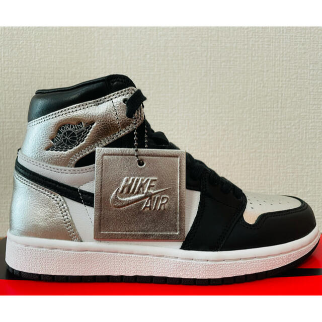 NIKE(ナイキ)のNIKE WMNS AJ1 HIGH OG SILVER TOE 23cm レディースの靴/シューズ(スニーカー)の商品写真