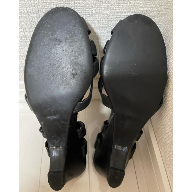 TSUMORI CHISATO(ツモリチサト)のtsumori chisato ツモリチサト サンダル 23cm 黒 レディースの靴/シューズ(サンダル)の商品写真