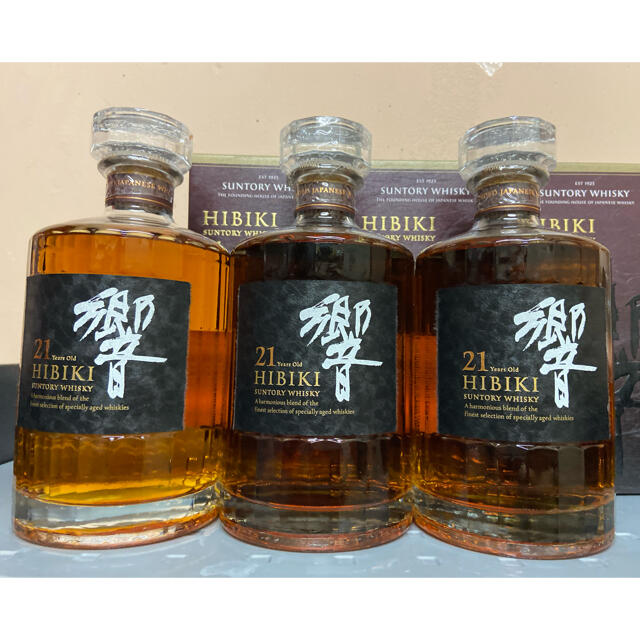 サントリー響21年正規品化粧箱入り 3本. サントリー山崎12年正規品 3本