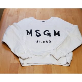 エムエスジイエム(MSGM)のMSGM ショート丈スウェット レディース XS(トレーナー/スウェット)