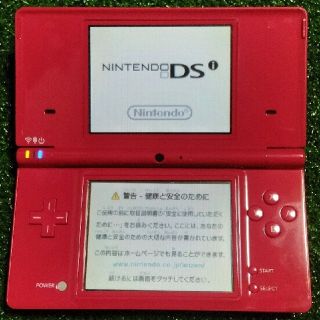 ニンテンドーDS(ニンテンドーDS)のニンテンドーDSi 本体[TWL-001:レッド/赤]#送料込み(携帯用ゲーム機本体)