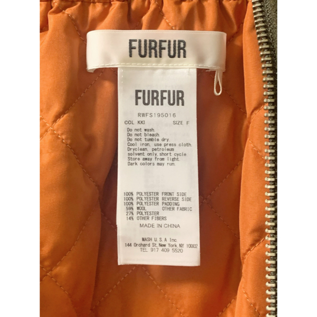 fur fur(ファーファー)のキルティングフレアスカート レディースのスカート(ひざ丈スカート)の商品写真