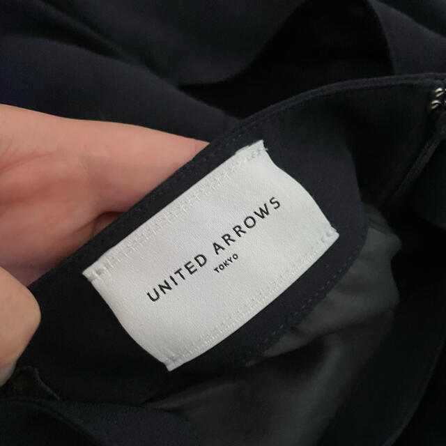 UNITED ARROWS(ユナイテッドアローズ)のユナイテッドアローズUNITEDARROWSネイビーサロペットパンツ レディースのパンツ(サロペット/オーバーオール)の商品写真