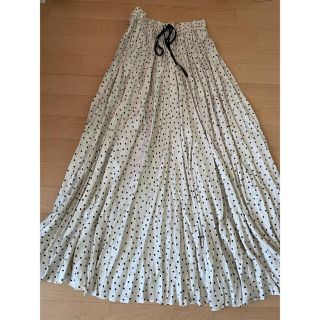 ザラ(ZARA)のZARAザラドットスカート(ひざ丈スカート)