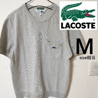 ラコステ(LACOSTE)のLACOSTE グレー 半袖Tシャツ カットソー ラコステ メンズ size3(Tシャツ/カットソー(半袖/袖なし))