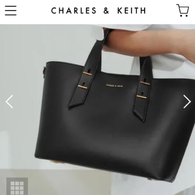 Charles and Keith(チャールズアンドキース)の【CHARLES & KEITH】トートバッグ レディースのバッグ(トートバッグ)の商品写真