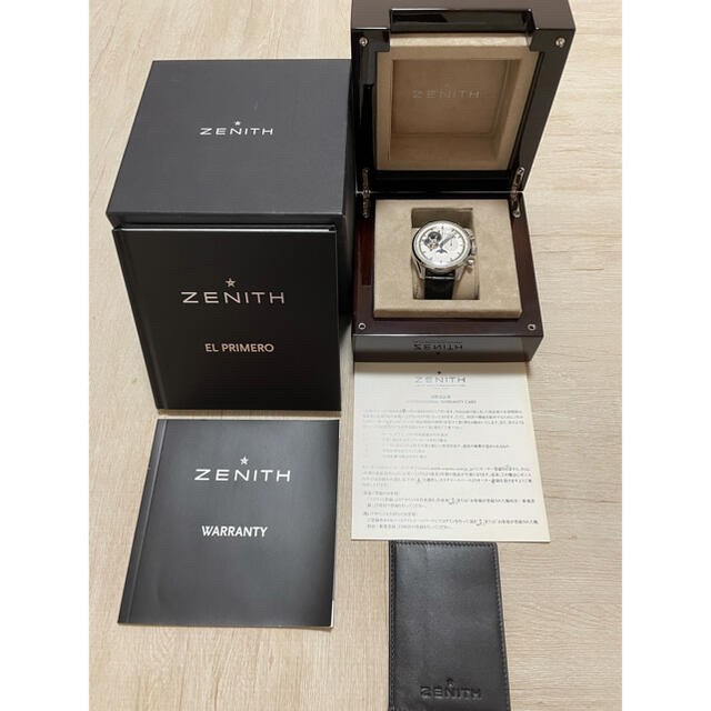 ZENITH(ゼニス)のゼニス エルプリメロ クロノマスター オープン ムーン＆サンフェイズ メンズの時計(腕時計(アナログ))の商品写真