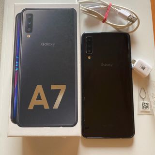 ギャラクシー(Galaxy)のGALAXY A7  black(スマートフォン本体)