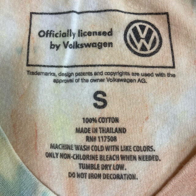 Volkswagen(フォルクスワーゲン)のフォルクスワーゲン VOLKSWAGEN◆タイダイ柄 ワーゲンバス Tシャツ S メンズのトップス(Tシャツ/カットソー(半袖/袖なし))の商品写真