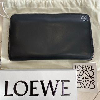 ロエベ(LOEWE)のLOEWE✨メンズ　大きめ長財布　ブラック(長財布)