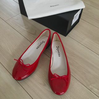 レペット(repetto)のrepetto エナメルフラットシューズ(バレエシューズ)