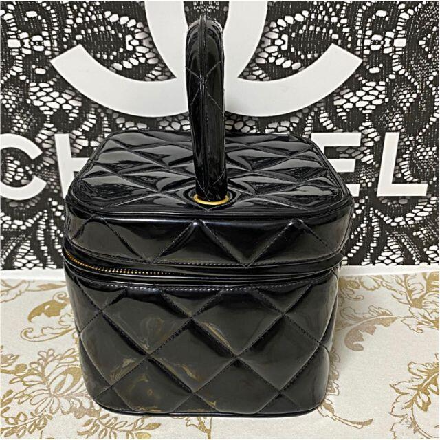 CHANEL - 超希少品☆正規品☆バニティバッグ ハート ミラー エナメル