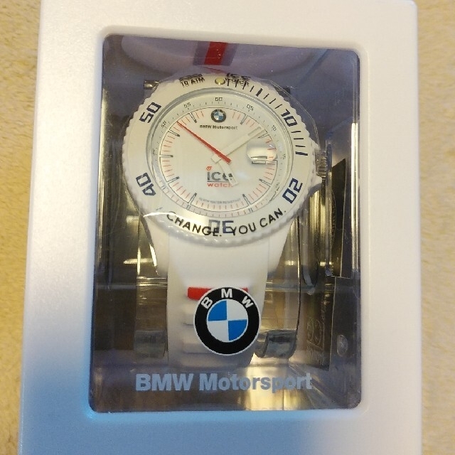 未使用 稼働 BMW アイスウォッチ 男性用 クオーツ 10気圧防水　デイト