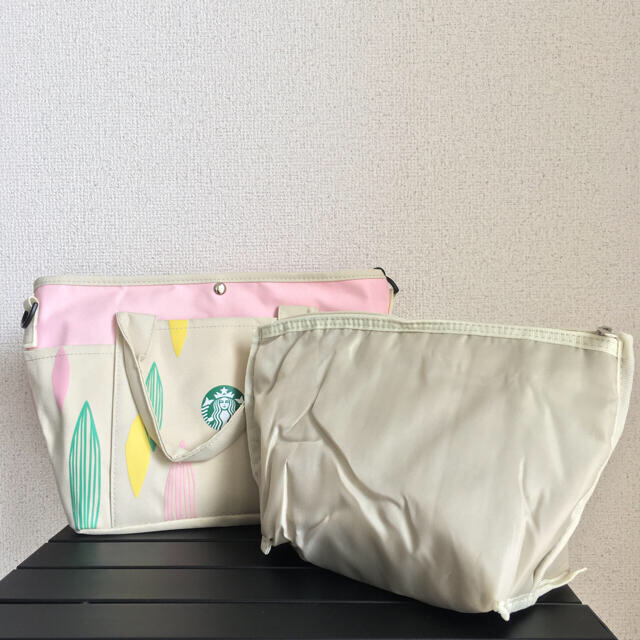 Starbucks Coffee(スターバックスコーヒー)のラスト1点 台湾 スターバックス 保冷バッグ 多機能 トートバッグ レディースのバッグ(トートバッグ)の商品写真