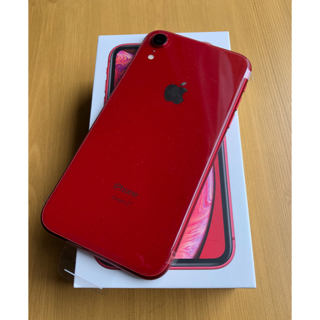 iPhone(アイフォーン)の【新品・未使用】iPhone xr レッド 256 GB SIMフリー　本体 スマホ/家電/カメラのスマートフォン/携帯電話(スマートフォン本体)の商品写真