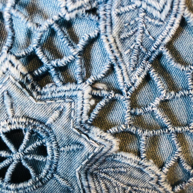 シビラ デニム刺繍風スカート 4