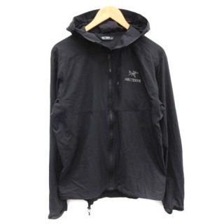 アークテリクス(ARC'TERYX)のアークテリクス スコーミッシュフーディー マウンテンパーカー ロゴ S 黒(パーカー)