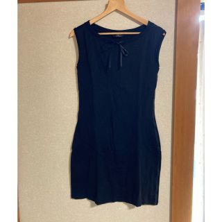 マックスマーラ(Max Mara)のWEEKEND MaxMara マックスマーラ　ノースリーブワンピース　ブラック(ひざ丈ワンピース)