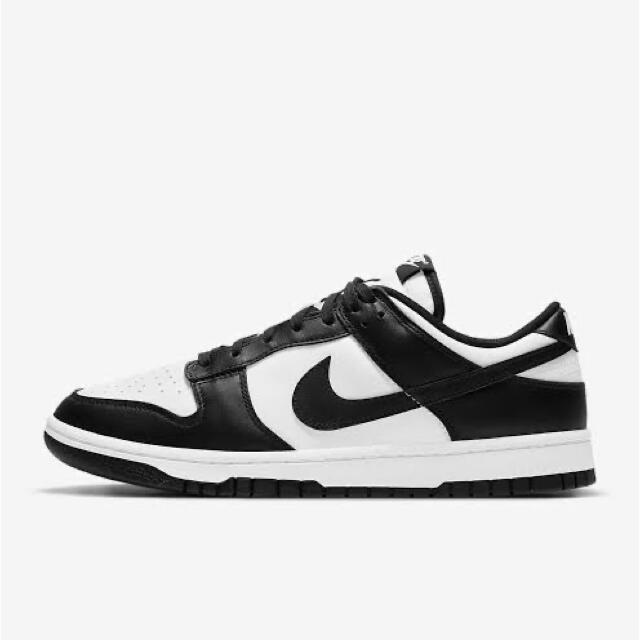 NIKE DUNK LOW PANDA BLACK WHITE  28.5cmスニーカー