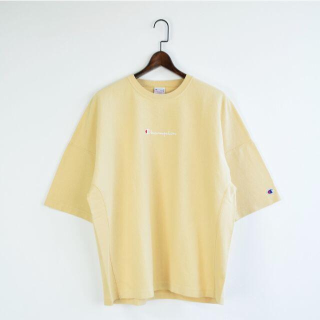 Champion(チャンピオン)の新品 Champion リバースウィーブ ガーメントダイ ロゴ刺繍 Tシャツ　M レディースのトップス(Tシャツ(半袖/袖なし))の商品写真