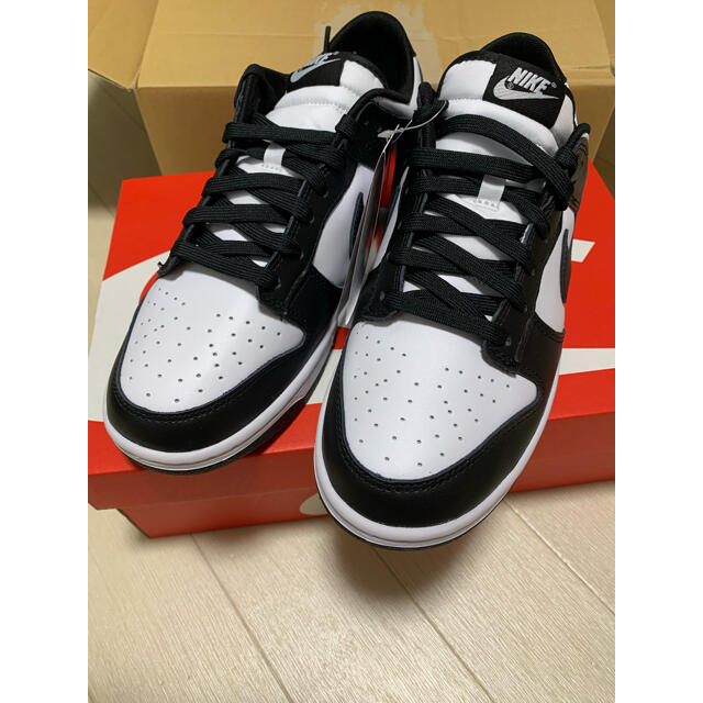 NIKE DUNK LOW RETRO BLACK WHITE 27.5cmメンズ