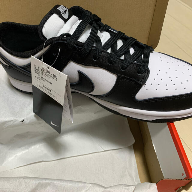 NIKE(ナイキ)のNIKE DUNK LOW RETRO BLACK WHITE 27.5cm メンズの靴/シューズ(スニーカー)の商品写真