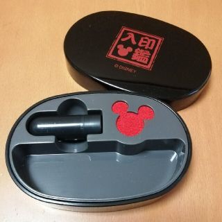 ディズニー(Disney)の印鑑ケース　ミッキーマウス(印鑑/スタンプ/朱肉)