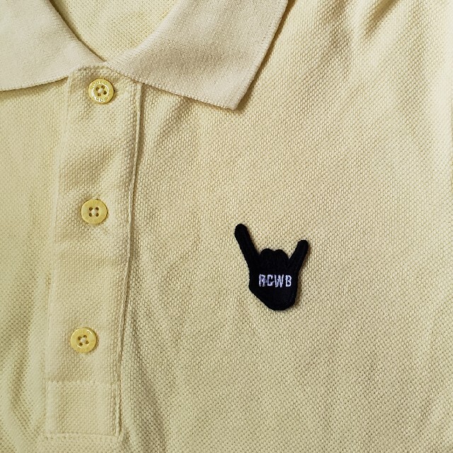 RODEO CROWNS WIDE BOWL(ロデオクラウンズワイドボウル)のRCWB ロデオクラウンズ ワンポイントロゴ 半袖ポロシャツ メンズのトップス(ポロシャツ)の商品写真