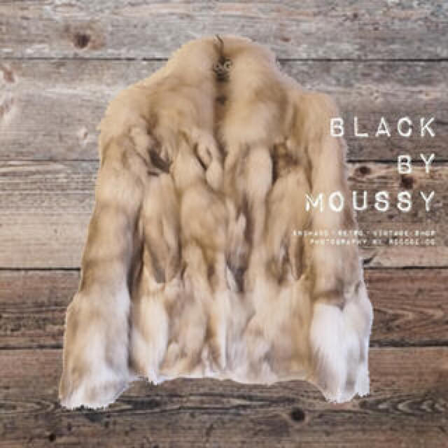 BLACKBYMOUSSYFOXファージャケット　BLACK bymoussy