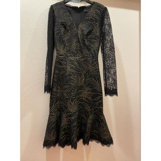 タダシショウジ(TADASHI SHOJI)の美品⭐︎TADASHISHOJIレースワンピース　お値下げ不可(ひざ丈ワンピース)