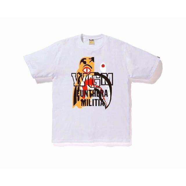 新品未使用 A Bathilng Ape Tiger Shark Tee M