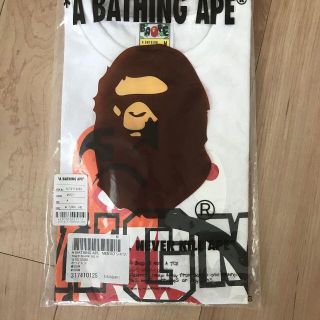 新品未使用 A Bathilng Ape Tiger Shark Tee M