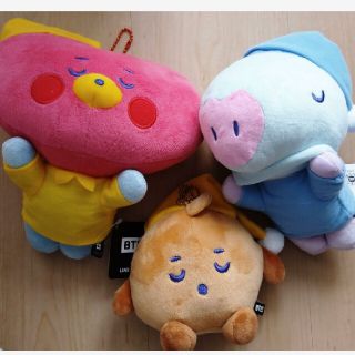 BT21 おやすみぬいぐるみ 2種類セット