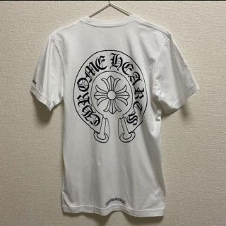 クロムハーツ(Chrome Hearts)のクロムハーツ   ホースシュー　スクロール　Tシャツ ホワイト(Tシャツ/カットソー(半袖/袖なし))