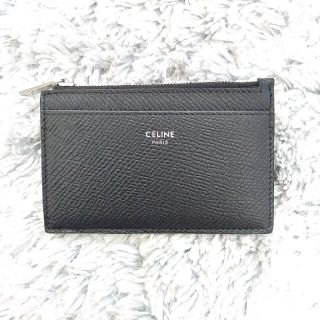 セリーヌ(celine)の正規品　CELINE　パスケース　ブラック　サフィアーノ柄 10F993BEL(パスケース/IDカードホルダー)