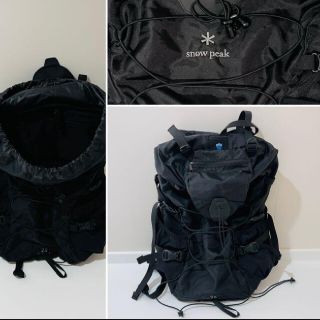 スノーピーク(Snow Peak)のスノーピーク バックパック BG-120・ヴォレ 25ℓ ブラック　リュック(バッグパック/リュック)