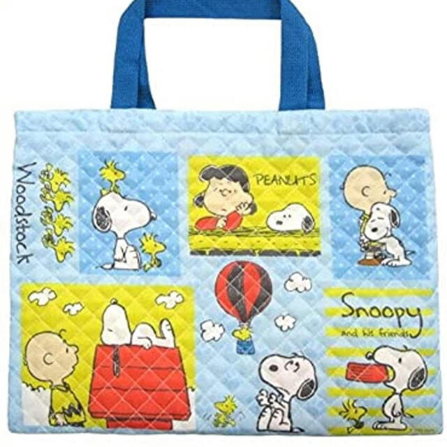 SNOOPY(スヌーピー)のスヌーピー　レッスンバッグ　新品　未開封 キッズ/ベビー/マタニティのこども用バッグ(レッスンバッグ)の商品写真