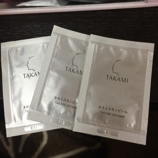 TAKAMI スキンピール １回分×3袋(ゴマージュ/ピーリング)