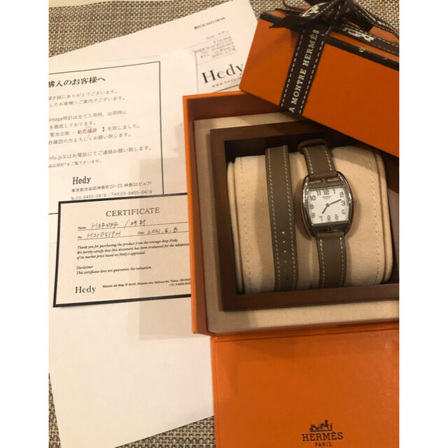 売り切れ❗️★エルメス時計★美品★HERMES/ケープコッド二重ベルト