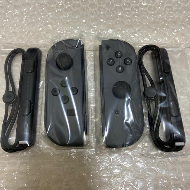 その他Switchジョイコン 任天堂純正品  ジョイコングレー左右セットストラップ