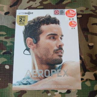 AfterShokz AEROPEX ブラック 骨伝導 イヤホン　ヘッドホン(ヘッドフォン/イヤフォン)