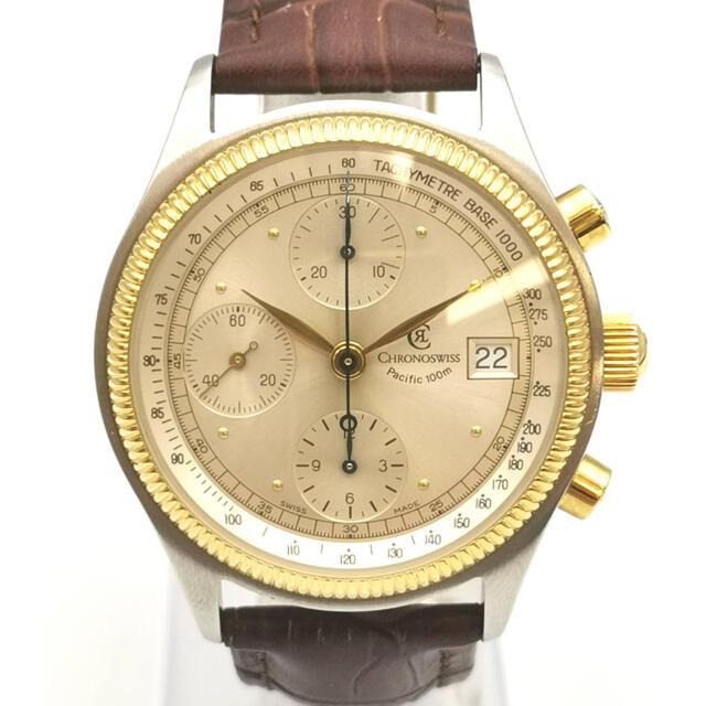 【★大感謝セール】 - CHRONOSWISS CHRONO パシフィック 時計 クロノスイス CH7514 SWISS 腕時計(アナログ)