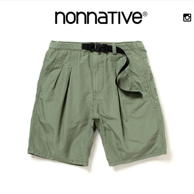 nonnative ALPINIST EASY SHORTSOLIVEsize