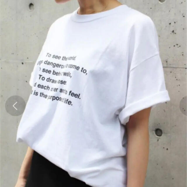 DEUXIEME CLASSE(ドゥーズィエムクラス)のバックプリントT レディースのトップス(Tシャツ(半袖/袖なし))の商品写真