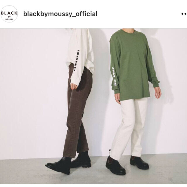 BLACK by moussy(ブラックバイマウジー)のBLACK BY MOUSSYドリップDRIPデニムblkby百々千晴23 レディースのパンツ(デニム/ジーンズ)の商品写真