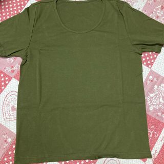 シャルレ(シャルレ)のシャルレ 半袖 Tシャツ インナー カーキ M(Tシャツ(半袖/袖なし))